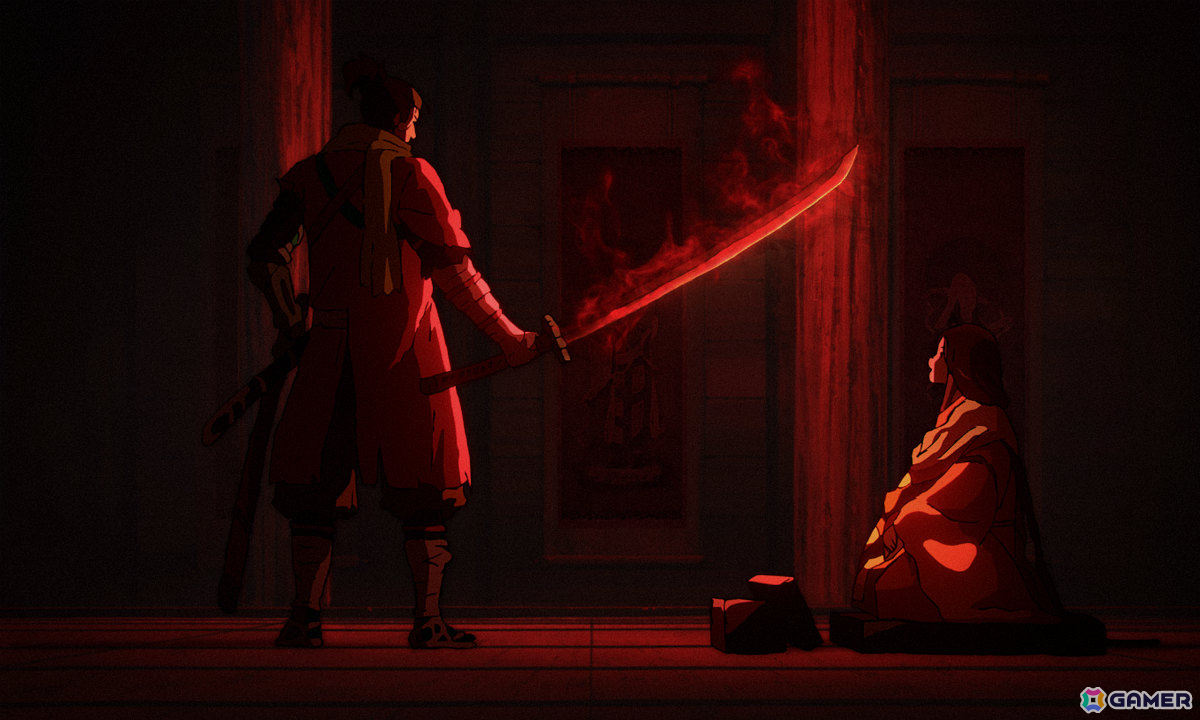 劇場アニメ「SEKIRO: NO DEFEAT」ハラタアツシ氏によるリキッドライトペイントショーPVが解禁!坂本龍一氏の「Blu」と重なり合い“切なさと美しさ”を表現の画像