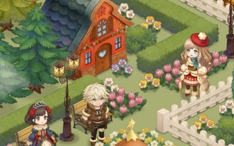 魔法使いとなって街をデザインするファンタジー箱庭シミュレーション「デコレートウィッチ -魔法の庭と不思議な絵本-」が配信！