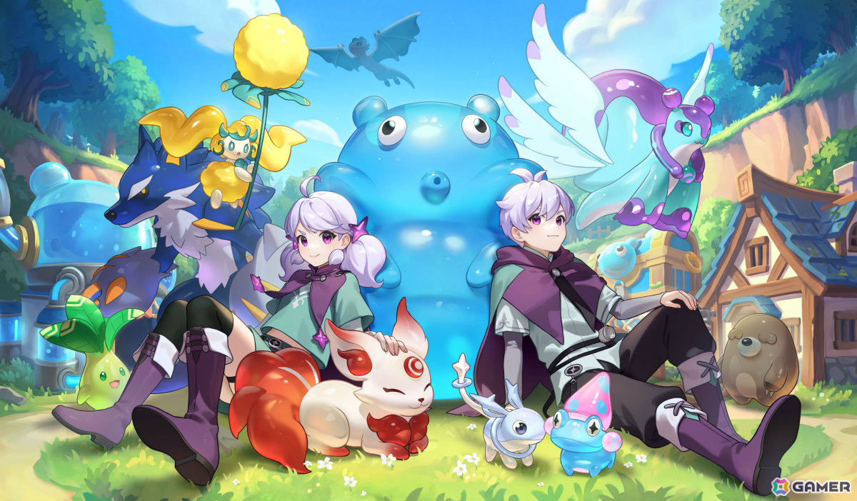 MMORPG「スライムの世界 ぷにっと冒険記」Steam体験版が配信中！フィールド探索、合成、釣りを通じて個性豊かなスライムたちを集めようの画像