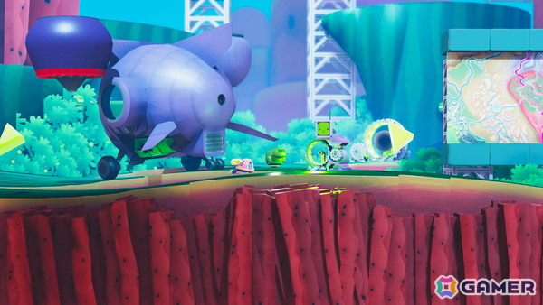 「Fall Up ピョンピョン大冒険」が12月3日に発売！電気ウサギロボットが跳ね回るプラットフォームアクションの画像2