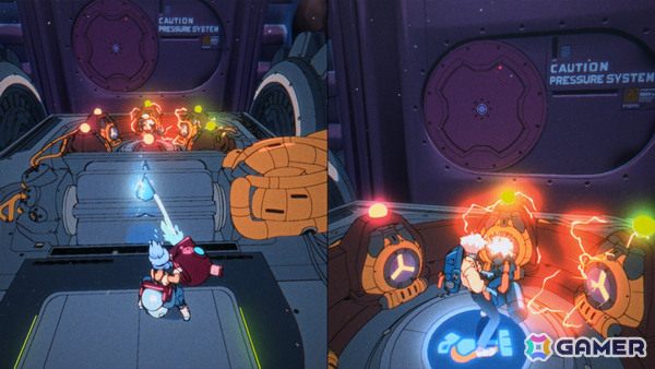 レトロアニメ調の2人協力アドベンチャー「Orbitals」がリリース!力を合わせて崩壊しつつある故郷の宇宙ステーションを救えの画像