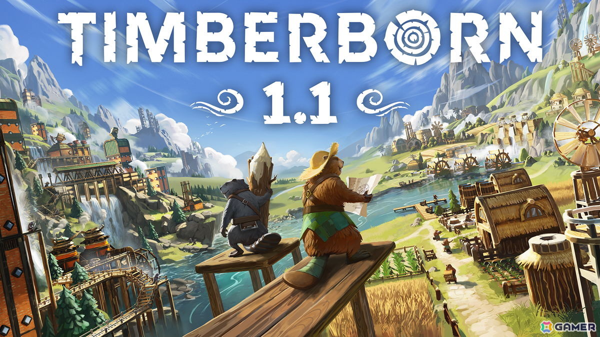 ビーバー街作りシム「Timberborn」に新マップ2種や多数の建築物が登場！正式リリース後初となるアップデート・バージョン1.1が配信の画像