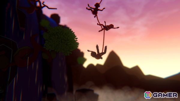 ロープで繋がった酔っぱらいを操作して帰宅を目指せ！4人協力アクション「Friendly Steps」がSteamで配信の画像