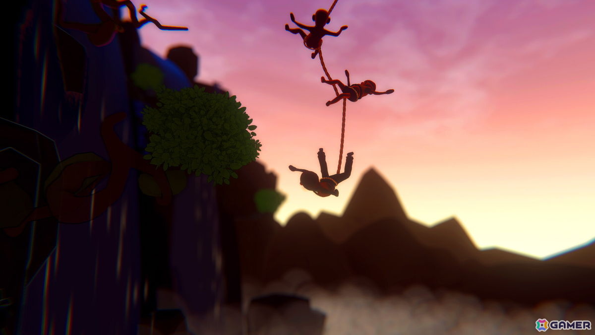 ロープで繋がった酔っぱらいを操作して帰宅を目指せ！4人協力アクション「Friendly Steps」がSteamで配信の画像10