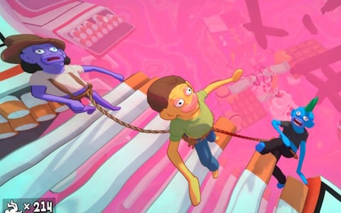 ロープで繋がった酔っぱらいを操作して帰宅を目指せ！4人協力アクション「Friendly Steps」がSteamで配信