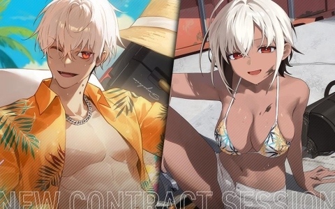 「リバースブルー×リバースエンド」新シーズン「Blue Blood Breezin'」が開始！水着姿のエラー（CV：山下誠一郎）をピックアップした契約も開催