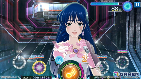 「マクロス」シリーズの名曲で遊べるリズムゲーム「歌マクロス」復活プロジェクトが始動！プラットフォームの拡大、新規楽曲の追加などを目的としたクラファンもの画像3
