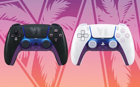 「グランド・セフト・オートVI」モチーフの限定版DualSenseが11月19日に発売！バイスシティをイメージした2種の限定デザインが登場
