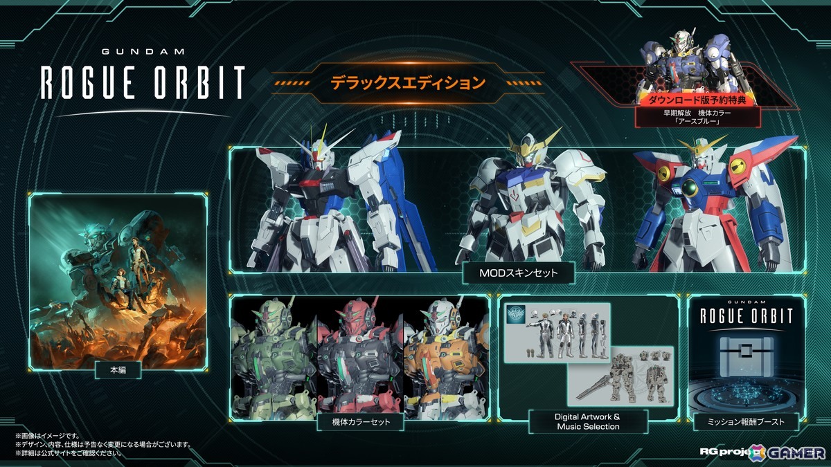 ガンダムシリーズの新作アクションゲーム「GUNDAM ROGUE ORBIT」は2027年3月5日に発売！ゲームプレイ映像やキャラ、モビルスーツを紹介したトレーラーもの画像
