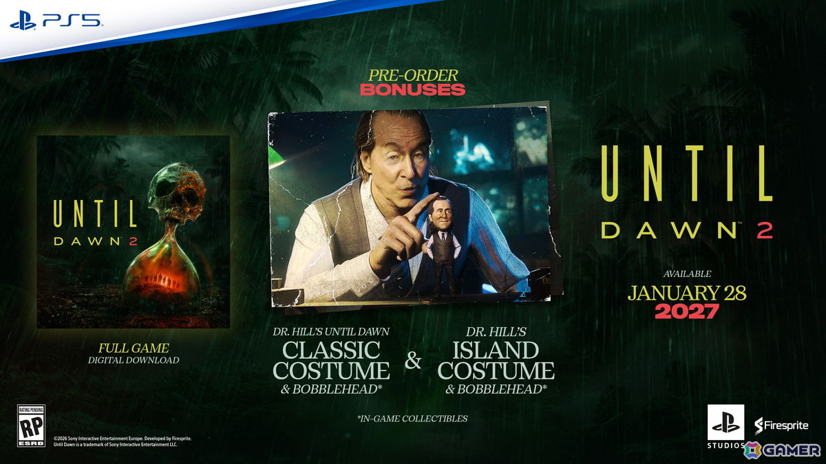 「Until Dawn 2 -祟り島の惨劇-」が2027年1月28日に発売決定!予約特典やデジタルデラックスエディションの詳細も公開の画像