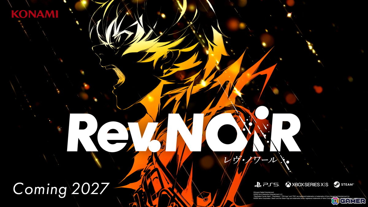 KONAMIの完全新作RPG「Rev. NOiR」が2027年に発売決定!世界観やゲームプレイ映像を収めた新トレーラー2本が公開の画像