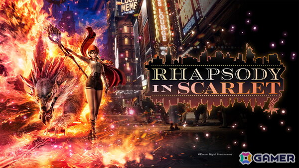 KONAMIの完全新作「Rhapsody in Scarlet」が発表！1920年代のニューヨークを舞台に魔法とビーストを駆使して戦うアクションゲームの画像1