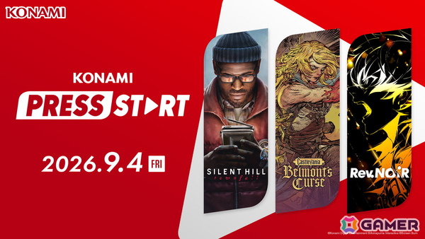 「SILENT HILL: Townfall」や完全新作「Rhapsody in Scarlet」などの情報が公開！「KONAMI PRESS START」発表内容まとめの画像1