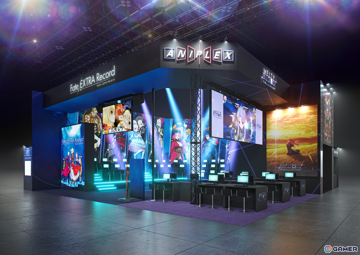 「Fate/EXTRA Record」「MELTY BLOOD: TWI-LUMINA」世界最速試遊会がTGS2026 アニプレックスブースで実施!コスプレイヤーの撮影会もの画像