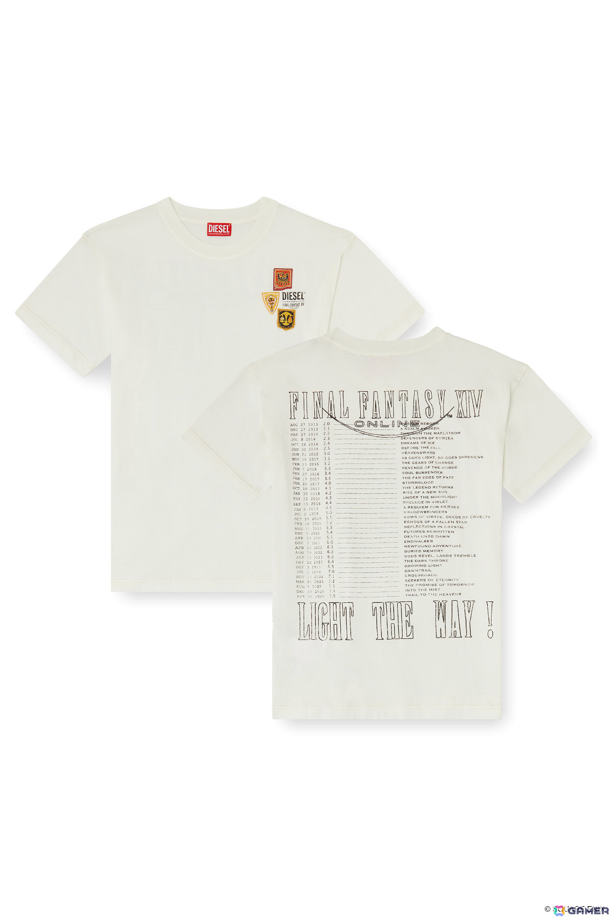 DIESEL×「FFXIV」のコラボプロジェクトが9月16日より本格始動!カプセルコレクション、ポップアップ、アート展など多彩な企画を通じて多角的に世界観を表現の画像