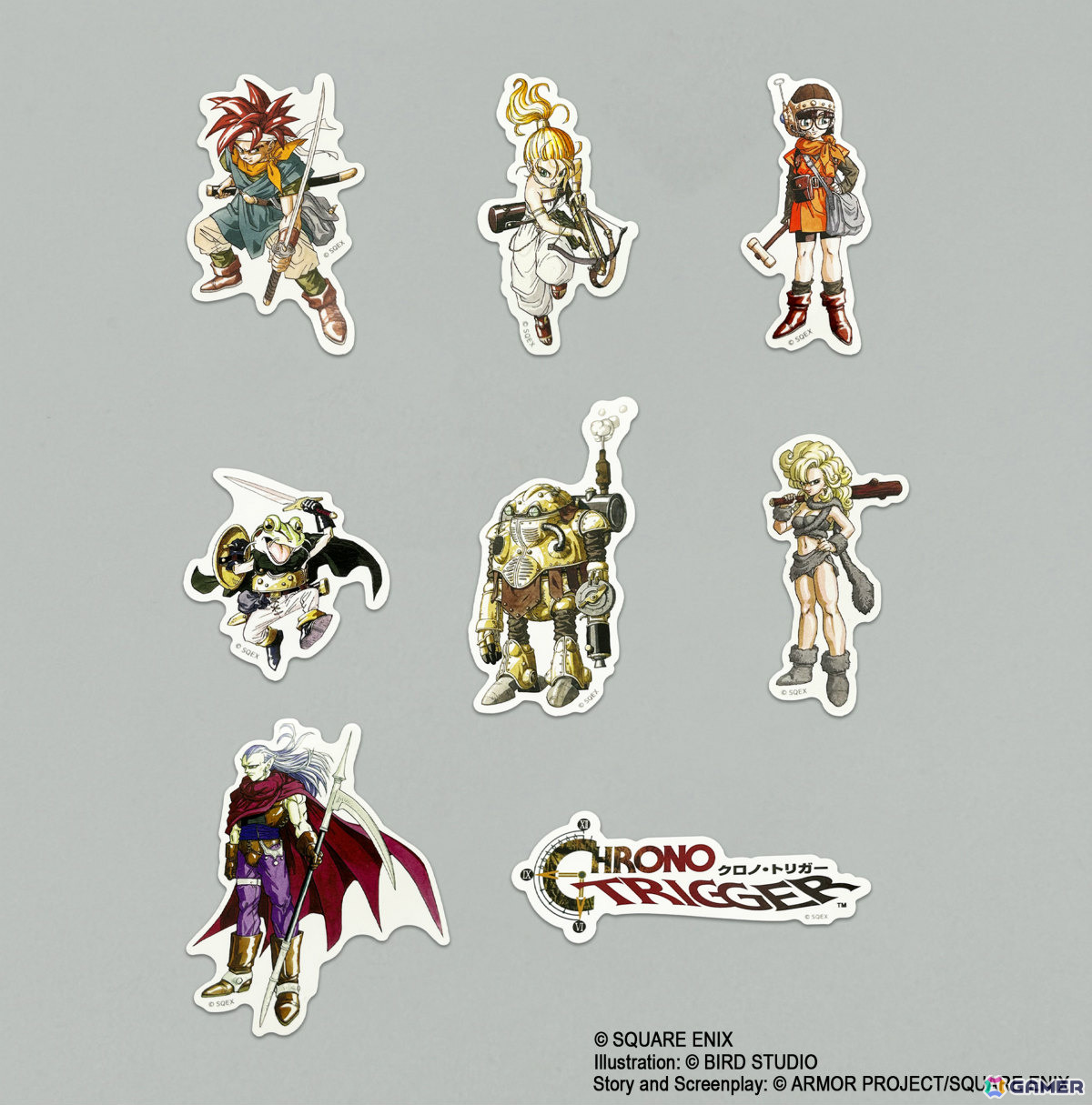 「クロノ・トリガー」カエル、ロボ、ヌゥのぬいぐるみやクロノたちのアクスタ、デザイン性と機能性を両立したゲーミングマウスパッドなどが登場！の画像