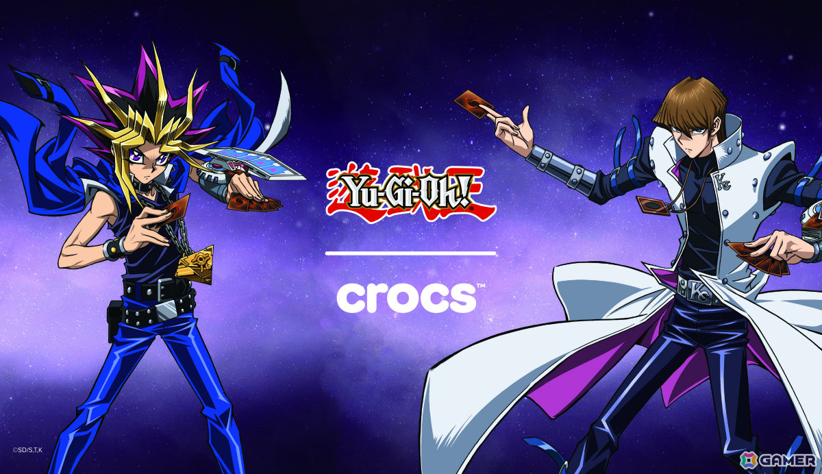 クロックスと「遊☆戯☆王デュエルモンスターズ」の初となるコラボコレクションが9月9日に日本先行発売！の画像