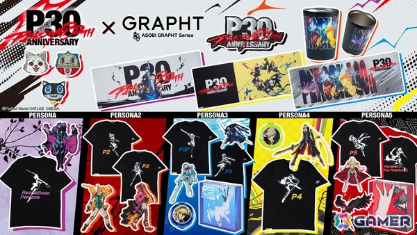 「ペルソナ」シリーズとGRAPHTが初のコラボ！30周年記念の新作コレクションがTGS2026で先行販売の画像2