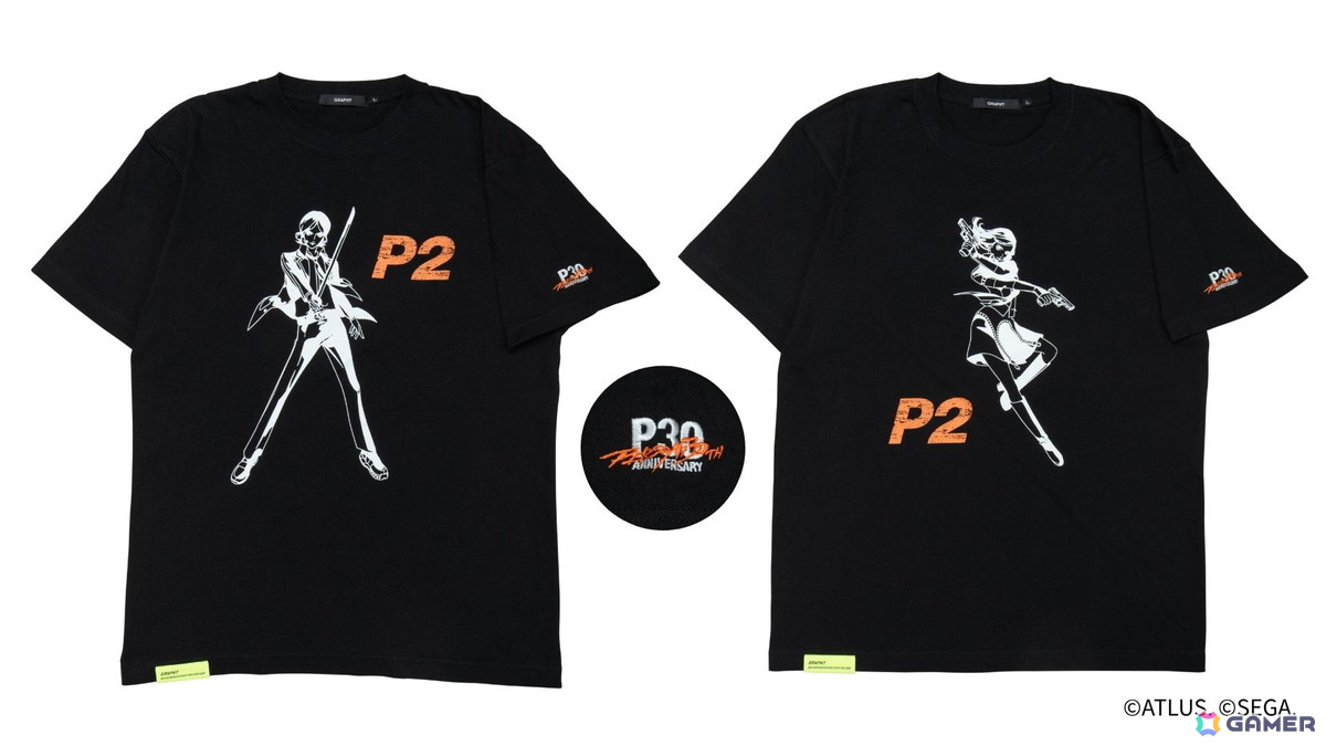 ペルソナ30th TシャツP2 罪/罰（M/L/XL）各税込6,600円
