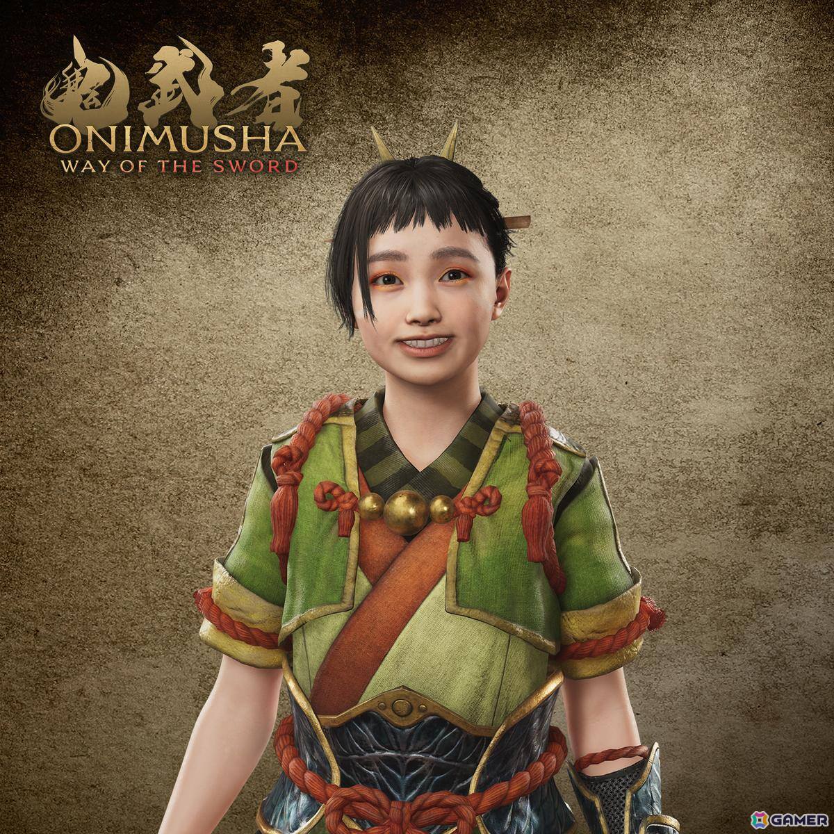 「鬼武者 Way of the Sword」で「モンスターハンターライズ」とのコラボ衣装が無料DLCとして配信!鬼の佳人はヒノエ、出雲阿国はヨモギにそっくりな衣装にの画像