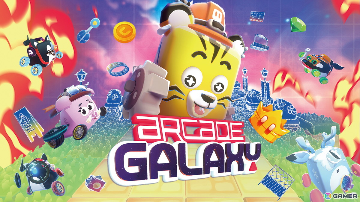 マルチプレイパーティーゲーム「アーケードギャラクシー」が9月9日にSteamで正式リリース!通常のステージ攻略とは異なるゲームモード「Star Scramble」も登場の画像