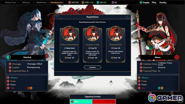 14世紀頃の東アジアをイメージした世界と神話をモチーフにした大戦略×オートバトラー「Edge of the Blade」のSteam無料デモが配信！の画像6