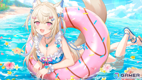 「ホロドリ」鷹嶺ルイさんやフワモコの2名が水着衣装で登場！イベント「無邪気なふたり、見守るeyes」が開催の画像4