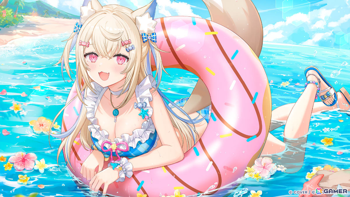 「ホロドリ」鷹嶺ルイさんやフワモコの2名が水着衣装で登場!イベント「無邪気なふたり、見守るeyes」が開催の画像