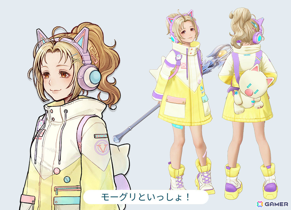 「ディシディア デュエルム ファイナルファンタジー」クルルの新スタイル「モーグリといっしょ!」が登場!の画像