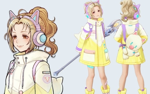 「ディシディア デュエルム ファイナルファンタジー」クルルの新スタイル「モーグリといっしょ!」が登場!