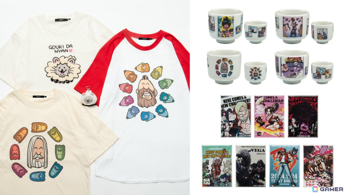 「スト6」ショート漫画の単行本「がんばれ!ジュリちゃん本」EC予約受付が開始!Tシャツやリバーシブルアイマスクなどのグッズも登場の画像