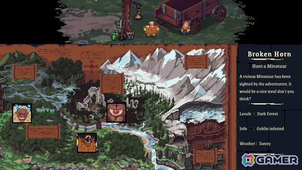 狩ったモンスターで料理を作りファンタジー酒場を切り盛りするドット絵アクションRPG「Monster Cuisine」が発表!の画像