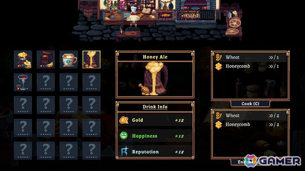 狩ったモンスターで料理を作りファンタジー酒場を切り盛りするドット絵アクションRPG「Monster Cuisine」が発表!の画像
