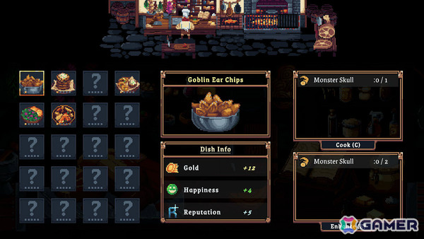 狩ったモンスターで料理を作りファンタジー酒場を切り盛りするドット絵アクションRPG「Monster Cuisine」が発表!の画像