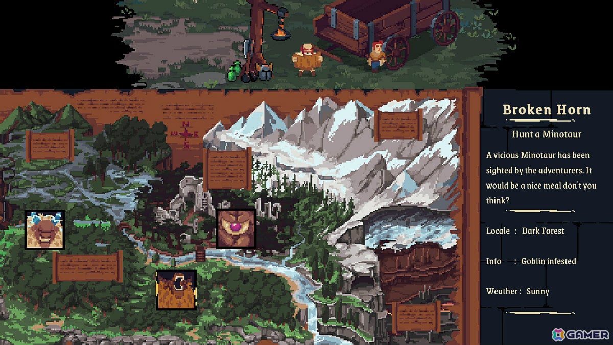 狩ったモンスターで料理を作りファンタジー酒場を切り盛りするドット絵アクションRPG「Monster Cuisine」が発表！の画像11
