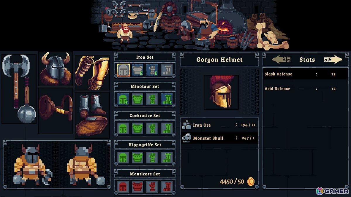 狩ったモンスターで料理を作りファンタジー酒場を切り盛りするドット絵アクションRPG「Monster Cuisine」が発表！の画像6
