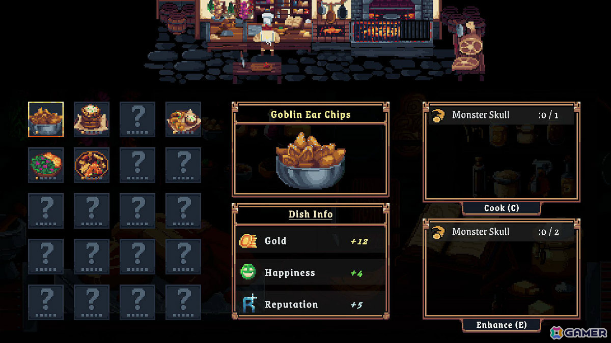 狩ったモンスターで料理を作りファンタジー酒場を切り盛りするドット絵アクションRPG「Monster Cuisine」が発表！の画像9