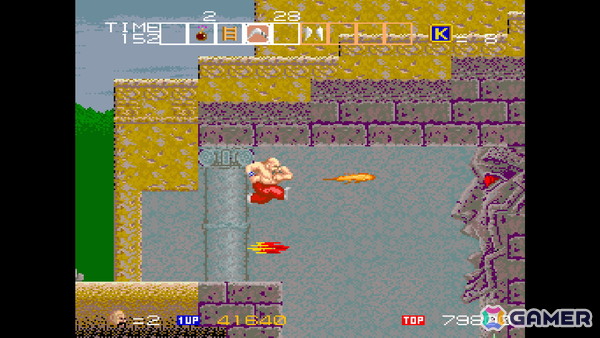 横スクアクション「カルノフ」がアーケードアーカイブス/アーケードアーカイブス2として9月10日に配信！の画像