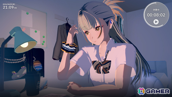 感情豊かな少女・シオイと一緒にデスクワークする作業用ADV「Chill with You : SHIOI's Sparkling Scenes」が2026年にリリース!の画像