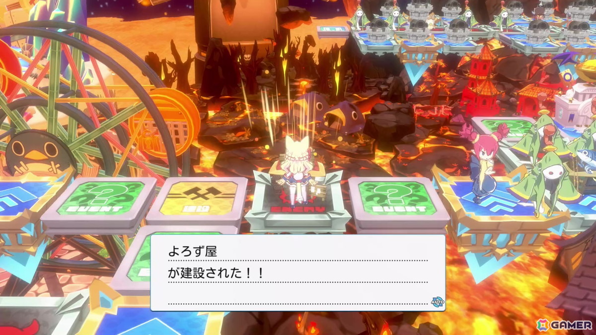 中には盤面に出現してプレイヤーキャラたちを助けてくれるキャラもいます。