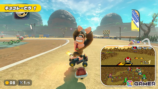 「マリオカート ワールド」無料アップデートで「スーパーマリオカート」のコースが登場！チョコレーとう、バニラレイクなど10コースの画像1