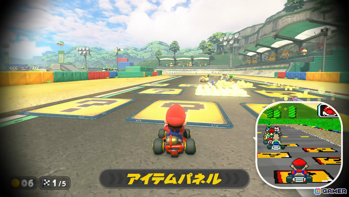「マリオカート ワールド」無料アップデートで「スーパーマリオカート」のコースが登場!チョコレーとう、バニラレイクなど10コースの画像
