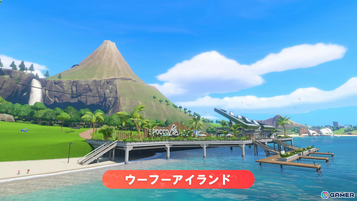 「Nintendo Switch Sports Resort」ではスケートボード、マリンバイク、プロペラ飛行機で島の名所めぐりを楽しめる!の画像