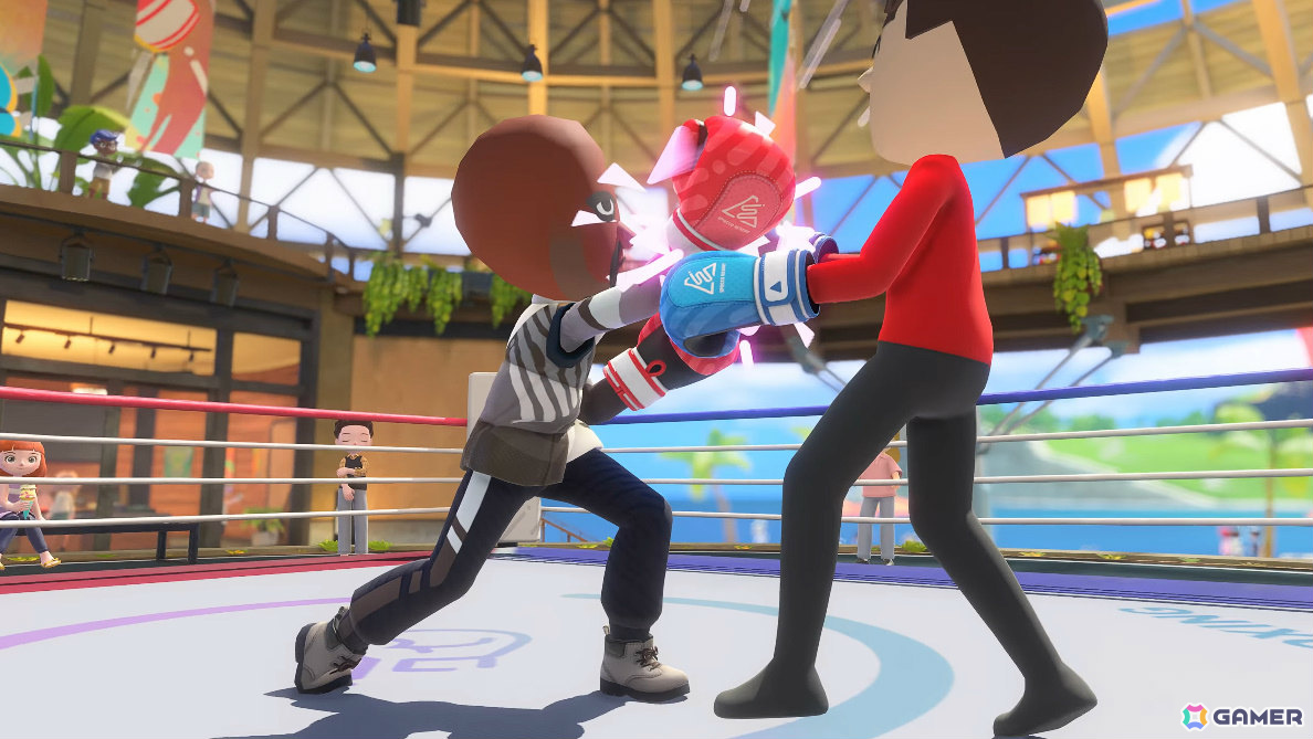 「Nintendo Switch Sports Resort」ではスケートボード、マリンバイク、プロペラ飛行機で島の名所めぐりを楽しめる!の画像