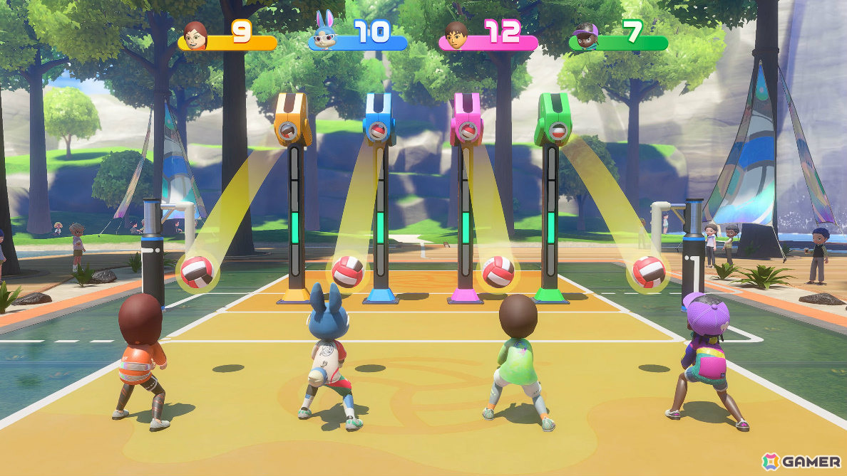 「Nintendo Switch Sports Resort」ではスケートボード、マリンバイク、プロペラ飛行機で島の名所めぐりを楽しめる!の画像
