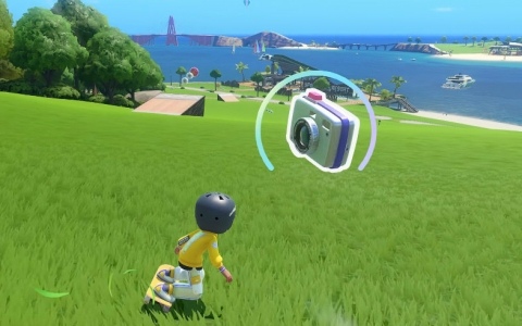 「Nintendo Switch Sports Resort」ではスケートボード、マリンバイク、プロペラ飛行機で島の名所めぐりを楽しめる!