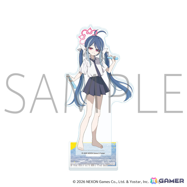 「ブルアカ」夏制服を着たカンナ、コノカ、キリノ、フブキの描きおろしグッズが登場！ポップアップストアが9月17日よりコトブキヤ秋葉原館で開催の画像12