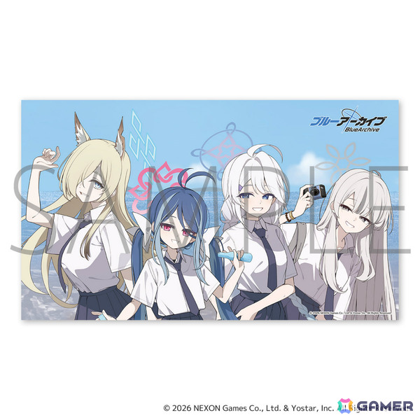 「ブルアカ」夏制服を着たカンナ、コノカ、キリノ、フブキの描きおろしグッズが登場！ポップアップストアが9月17日よりコトブキヤ秋葉原館で開催の画像23