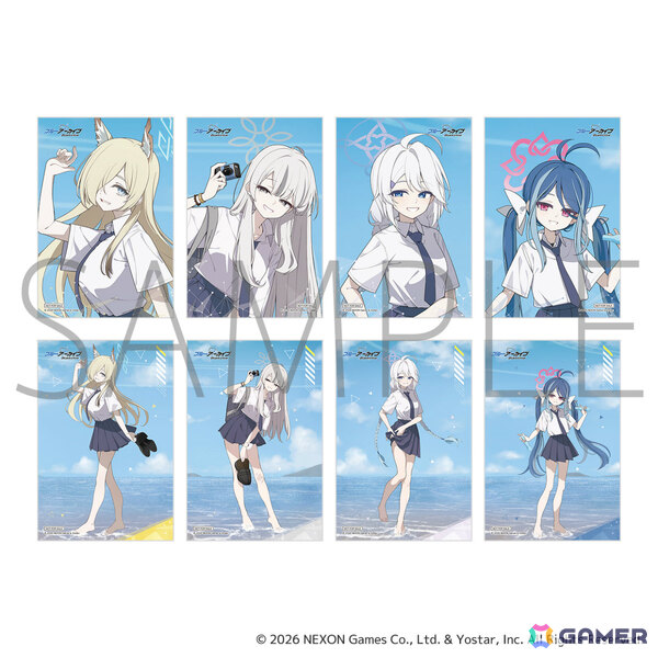「ブルアカ」夏制服を着たカンナ、コノカ、キリノ、フブキの描きおろしグッズが登場！ポップアップストアが9月17日よりコトブキヤ秋葉原館で開催の画像32