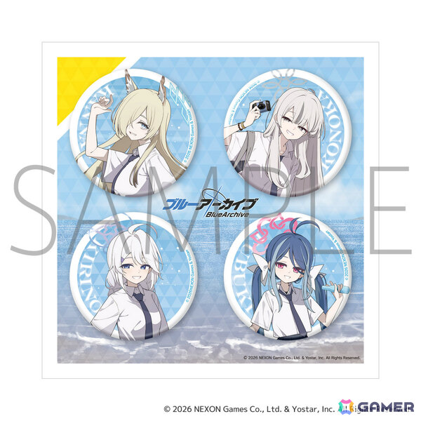 「ブルアカ」夏制服を着たカンナ、コノカ、キリノ、フブキの描きおろしグッズが登場！ポップアップストアが9月17日よりコトブキヤ秋葉原館で開催の画像7